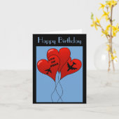 Happy Birthday Kaart (Gele Bloem)