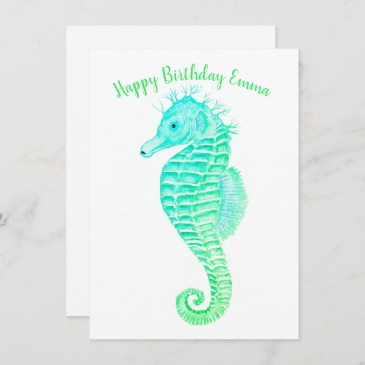 Happy Birthday Kaart (Voorkant / Achterkant)