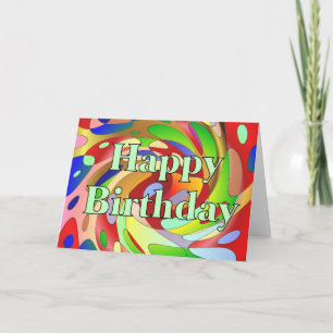 Happy Birthday Kaart
