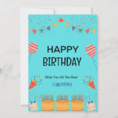 HAPPY BIRTHDAY KAART (Voorkant)