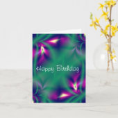 Happy Birthday Kaart (Gele Bloem)