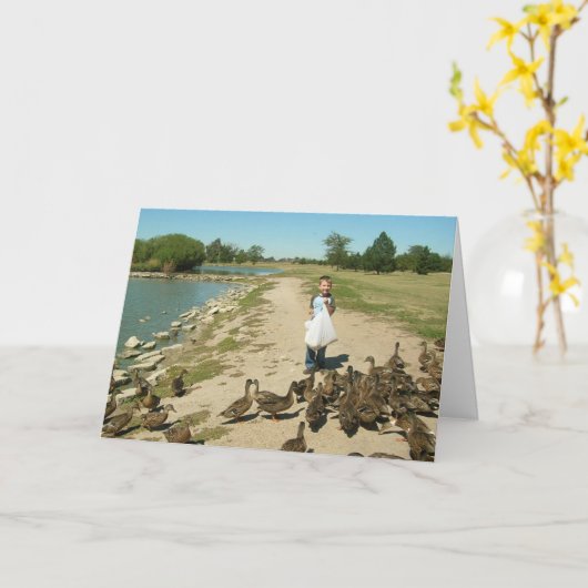 Happy Birthday Kaart (Gele Bloem)