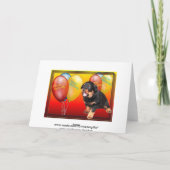 Happy Birthday Kaart (Achterkant)