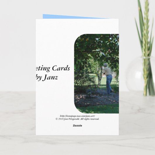 Happy Birthday Kaart (Achterkant)