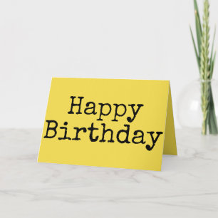 Happy Birthday Kaart