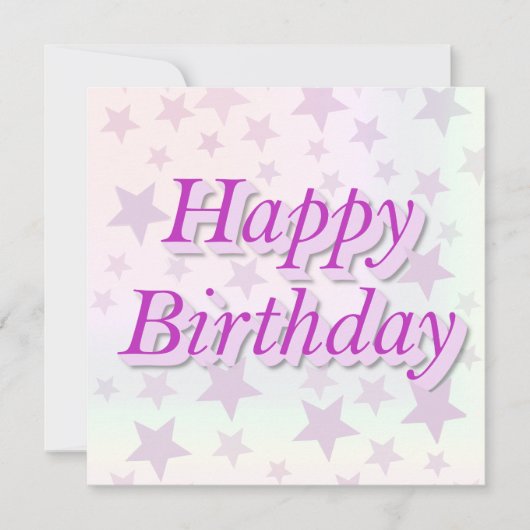 Happy Birthday!! Kaart (Voorkant)