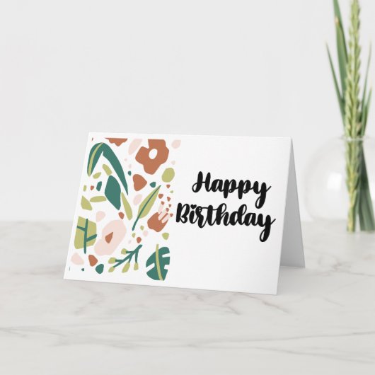 Happy Birthday Kaart (Voorkant)