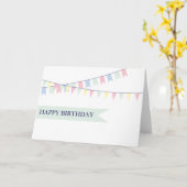 Happy Birthday Kaart (Gele Bloem)