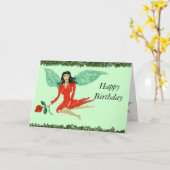 Happy Birthday Kaart (Gele Bloem)