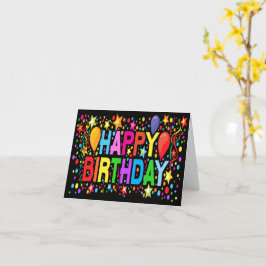HAPPY BIRTHDAY KAART