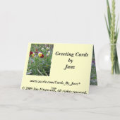 Happy Birthday Kaart (Achterkant)