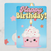 HAPPY BIRTHDAY KAART (Voorkant / Achterkant)