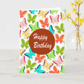 Happy Birthday Kaart (Gele Bloem)