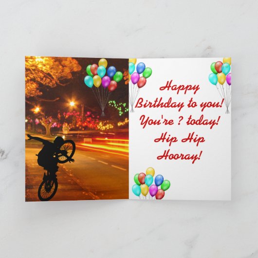 HAPPY BIRTHDAY! KAART (Binnen)