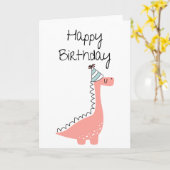 Happy Birthday Kaart (Gele Bloem)