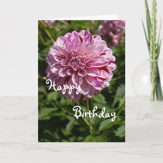 Happy Birthday Kaart (Voorkant)