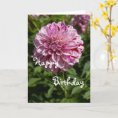 Happy Birthday Kaart (Gele Bloem)