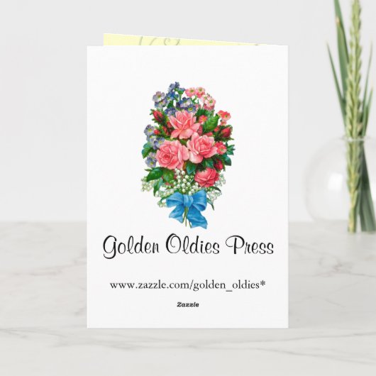  Happy Birthday kaart (Achterkant)