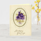  Happy Birthday kaart (Gele Bloem)