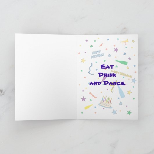 Happy Birthday Kaart (Binnen)