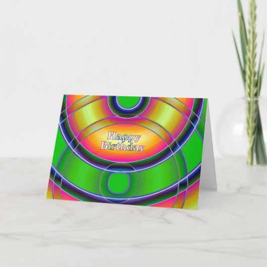 Happy Birthday Kaart (Voorkant)