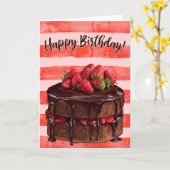 Happy Birthday Kaart (Gele Bloem)