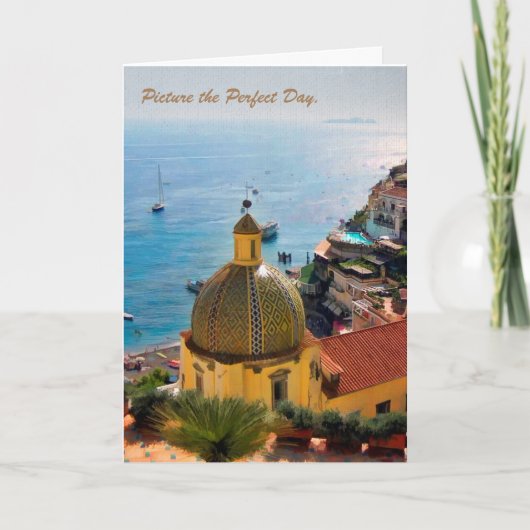 Happy Birthday Kaart Afbeelding de perfecte dag (Voorkant)