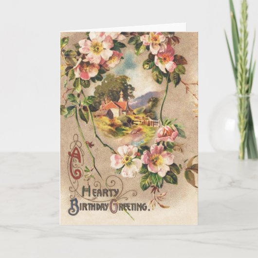  Happy Birthday Kaart Artwork (Voorkant)