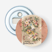  Happy Birthday Kaart Artwork Button Flesopener (Voorkant)