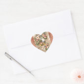 Happy Birthday Kaart Artwork Hart Sticker (Envelop)