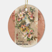  Happy Birthday Kaart Artwork Keramisch Ornament (Links)