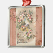  Happy Birthday Kaart Artwork Metalen Ornament (Links)