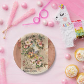  Happy Birthday Kaart Artwork Papieren Bordje (Feest)