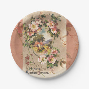  Happy Birthday Kaart Artwork Papieren Bordje