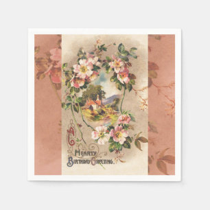 Happy Birthday Kaart Artwork Servet