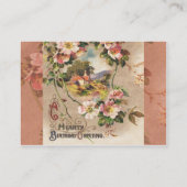 Happy Birthday Kaart Artwork Visitekaartje (Achterkant)