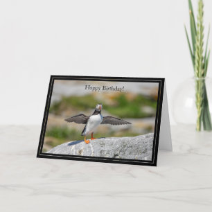 Happy Birthday Kaart Atlantic Puffin