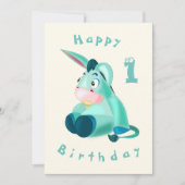 Happy Birthday Kaart - Baby Donkey - Uw leeftijd / (Voorkant)
