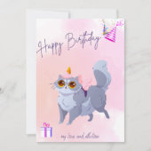 Happy Birthday-kaart Bedankkaart (Voorkant)