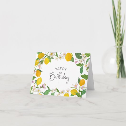 Happy Birthday-kaart Bedankkaart (Voorkant)