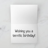 Happy Birthday-kaart Bedankkaart (Binnen)