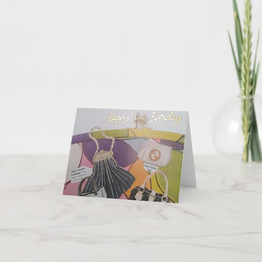 Happy Birthday-kaart Bedankkaart (Voorkant)