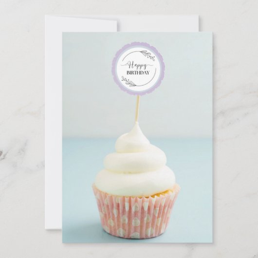 Happy Birthday-kaart Bedankkaart (Voorkant)