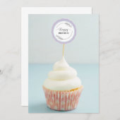 Happy Birthday-kaart Bedankkaart (Voorkant / Achterkant)