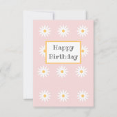 HAPPY BIRTHDAY-kaart Bedankkaart (Voorkant)