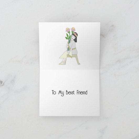 Happy Birthday-kaart Bedankkaart (Binnen)