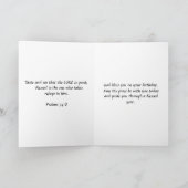 Happy Birthday Kaart Boeket (Binnen)