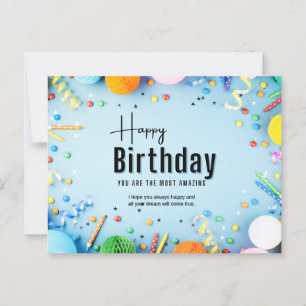Happy Birthday-kaart Briefkaart