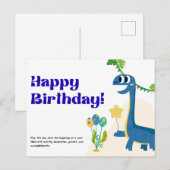 Happy Birthday-kaart Briefkaart (Voorkant / Achterkant)