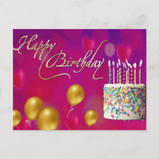 Happy Birthday-kaart Briefkaart